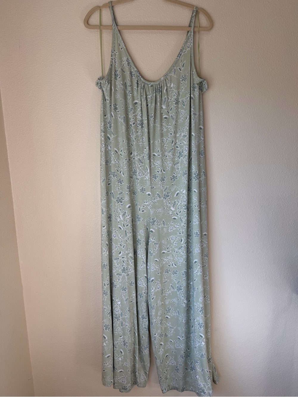 Ecothreads Sage Green Oversized Jumpsuit, Size XL